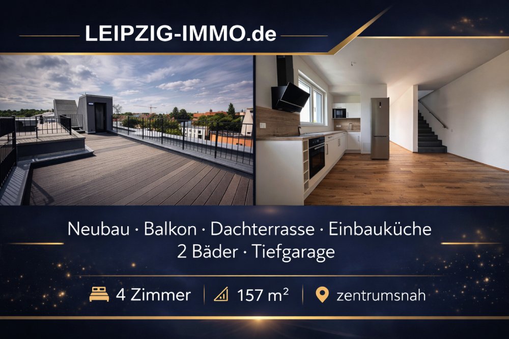 Exklusive Dachgeschosswohnung ** große Dachterrasse ** großer Balkon ** Einbauküche ** Tiefgarage Exklusive Dachgeschosswohnung ** große Dachterrasse ** großer Balkon ** Einbauküche ** Tiefgarage