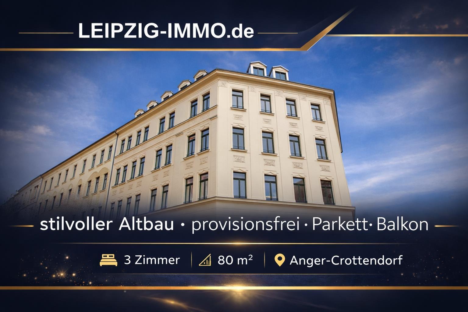 VERKAUFT: Edle 3-Raumwohnung ** Parkett ** Südwest-Balkon ** Tageslichtbad mit Wanne und Dusche VERKAUFT: Edle 3-Raumwohnung ** Parkett ** Südwest-Balkon ** Tageslichtbad mit Wanne und Dusche