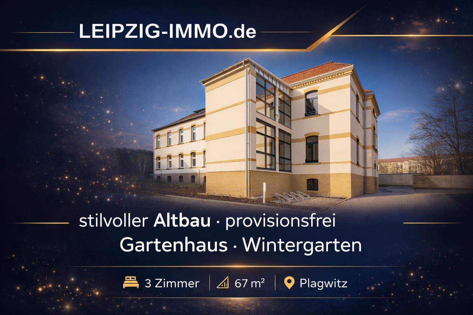 VERKAUFT: ** Provisionsfreie ETW mit Stellplatz in Plagwitz ** Wintergarten ** Parkett ** ruhige Lage VERKAUFT: ** Provisionsfreie ETW mit Stellplatz in Plagwitz ** Wintergarten ** Parkett ** ruhige Lage