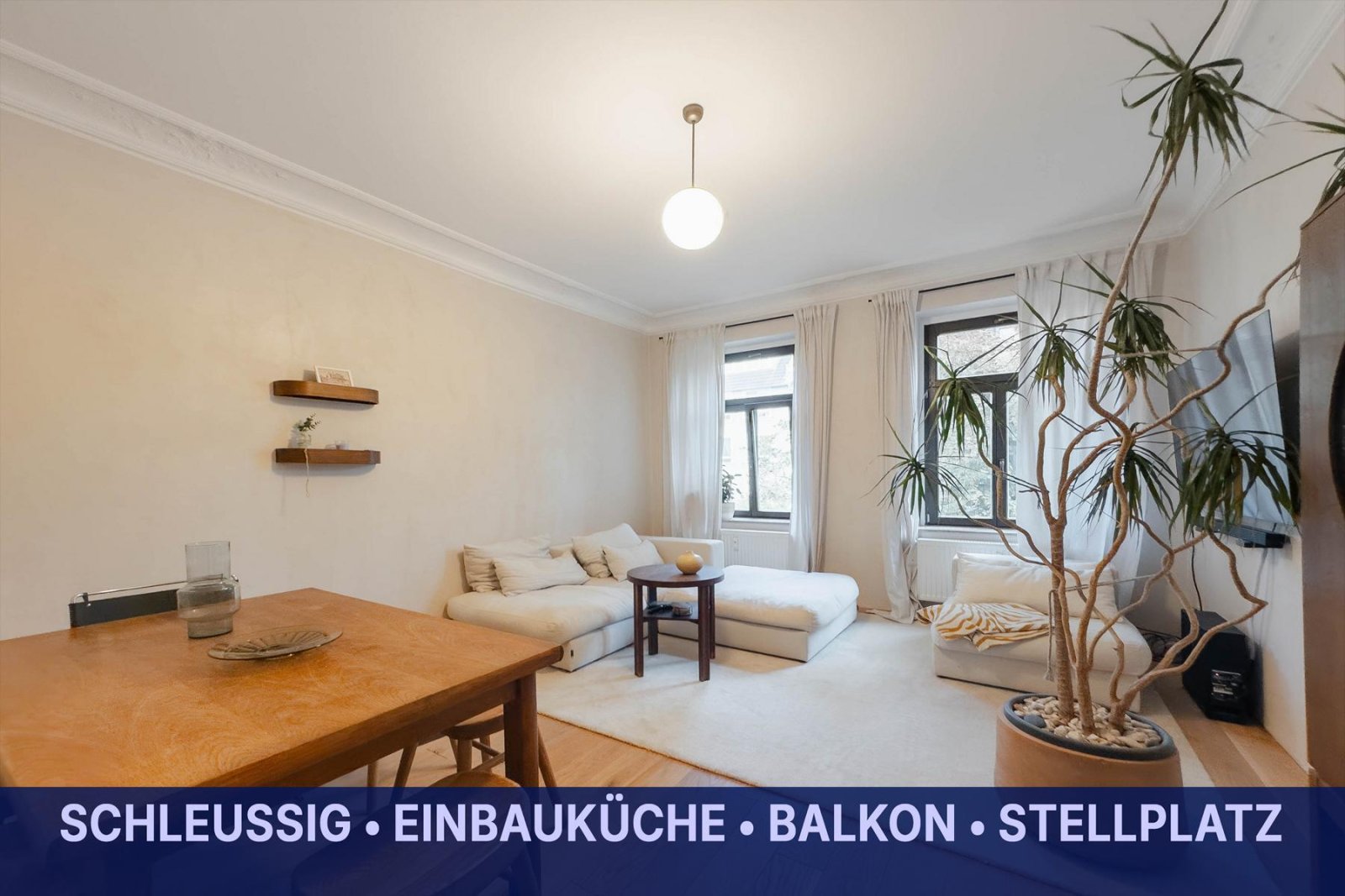 Schleußig * 3 ZKB * Balkon * Stuck * TLB * EBK * Stellplatz Schleußig * 3 ZKB * Balkon * Stuck * TLB * EBK * Stellplatz