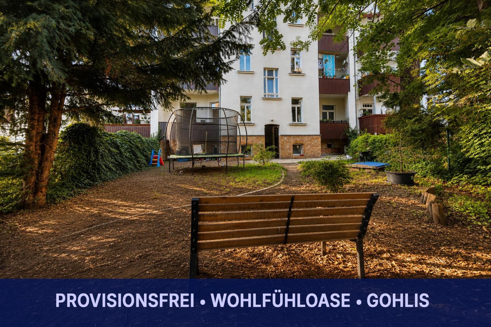 Familienwohnung in Gohlis * PROVISIONSFREI * sehr gepflegt * Balkon * Garten Familienwohnung in Gohlis * PROVISIONSFREI * sehr gepflegt * Balkon * Garten