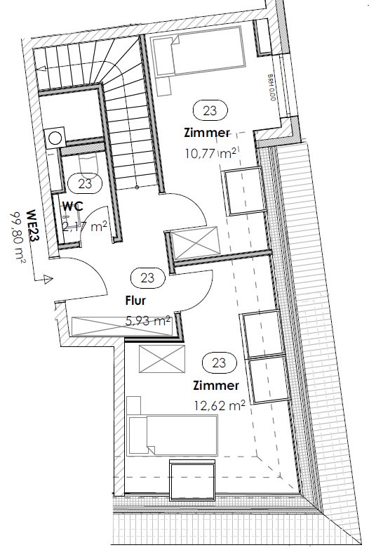 Grundriss - untere Etage