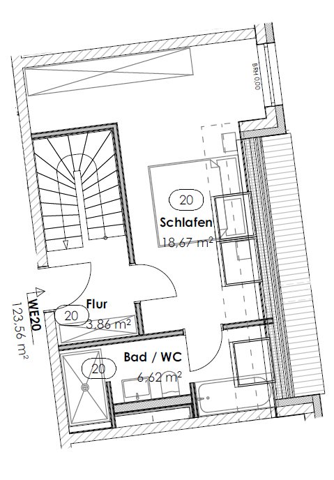 Grundriss - untere Wohnebene