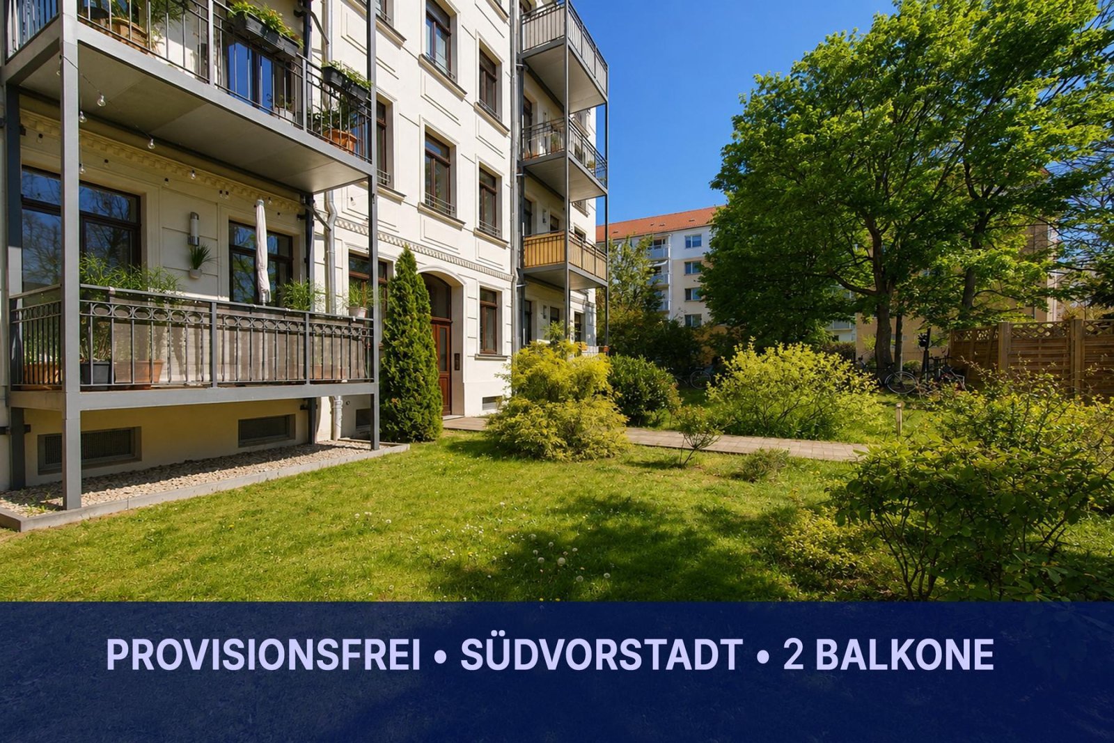 Wohntraum in der Südvorstadt * provisionsfreie * 2 Balkone * Parkett * ruhige Lage Wohntraum in der Südvorstadt * provisionsfreie * 2 Balkone * Parkett * ruhige Lage
